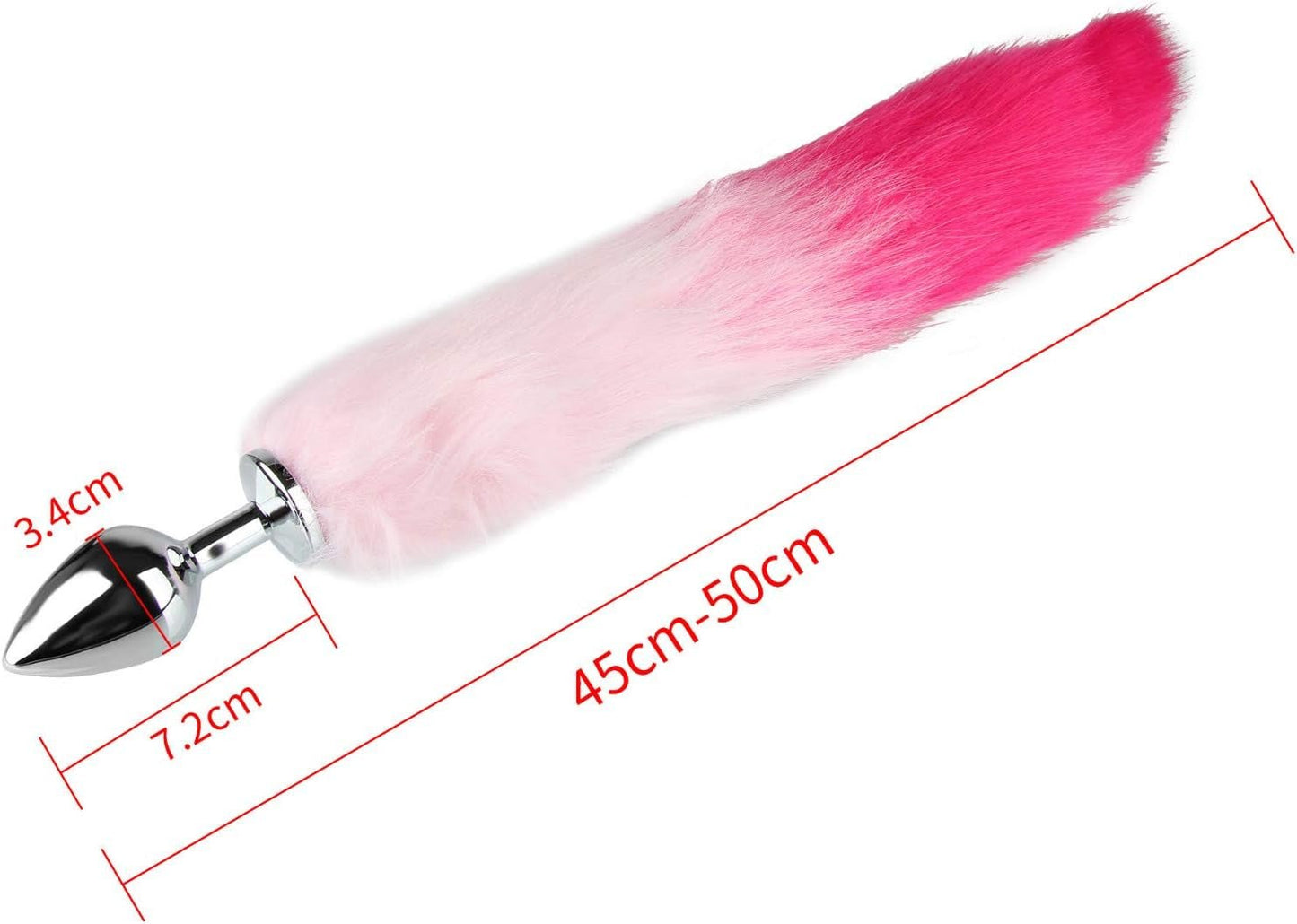VelvetVixen Fox Tail Plug Anal Rosa M
