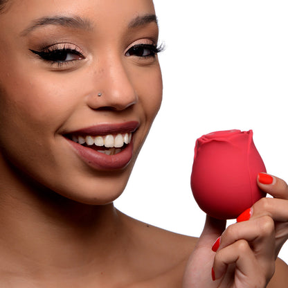 Vibrador de succión Rosales InBloom - Rojo