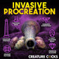 Criatura Pene Profundo Invasor Tentáculo Ovipositor Dildo