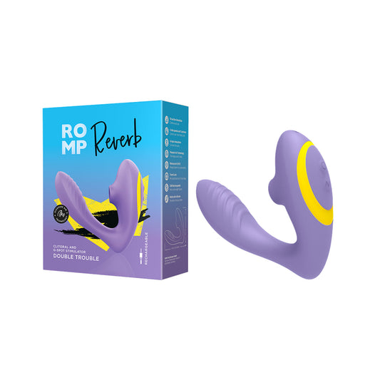 ROMP Reverb Vibrateur Point G et Stimulateur Clitoridien à Succion