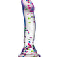 Neo Elite Hanky Panky Dildo Confeti de 7" que Brilla en la Oscuridad