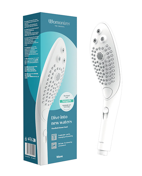 Cabezal de ducha Womanizer Wave - Blanco