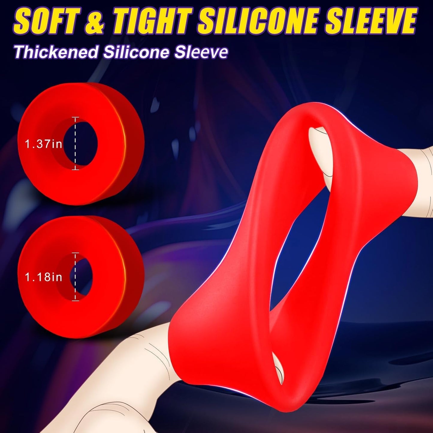 Bomba para pene VacuRise, 8 modos de succión, pantalla LED