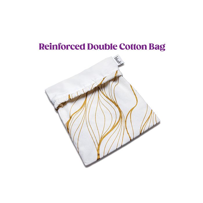 Blush The Collection Sac à jouets en coton Embrace