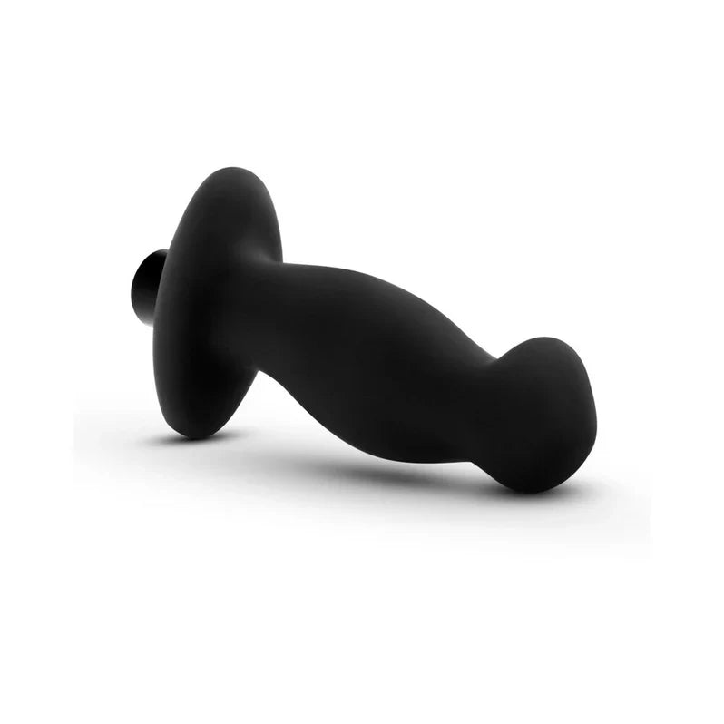 Masajeador de próstata vibratorio de silicona platino Anal Adventures 2