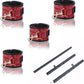 CrimsonCroc Red Crocodile Spreader Bar with Cuffs
