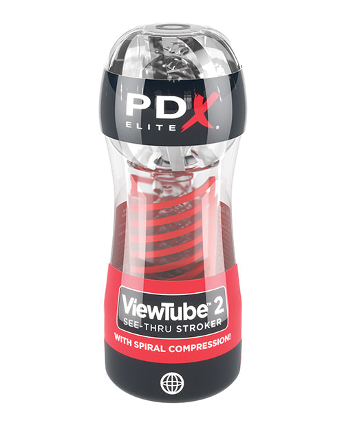 PDX Elite ViewTube 2 Estimulador de succión transparente
