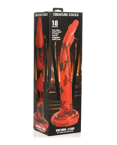 Créature Cocks King Cobra X-Large Godemichet en Silicone