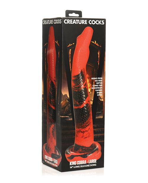 Creature Cocks King Cobra Dildo Grande de Silicona