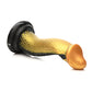 Dildo de silicona Mamba Dorada de Creature Cocks