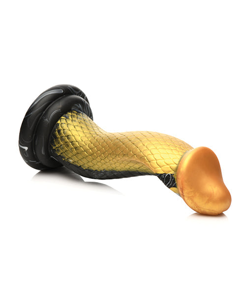 Dildo de silicona Mamba Dorada de Creature Cocks