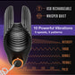 Blush M Elite Platinum Wrapt Vibrating Stroker - Black