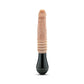 Dr. Knight Vibrador y Dildo Giratorio con Empuje de 10.5" - Beige