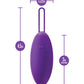Blush Wellness Huevo Vibrador con Mando a Distancia Imara Morado