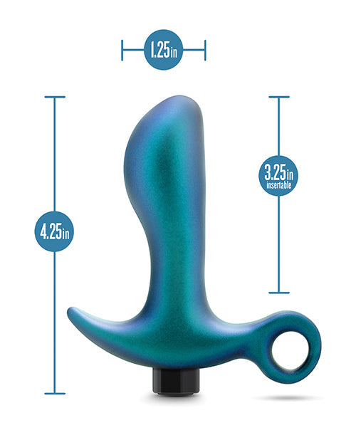 Blush Anal Adventures Matrix Teleportation Plug - Bleu lunaire