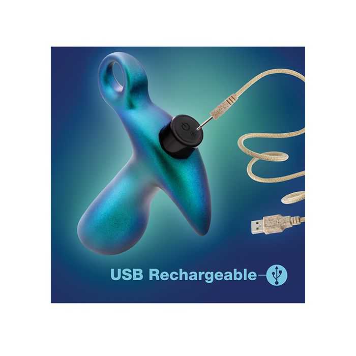 Blush Anal Adventures Matrix Teleportation Plug - Bleu lunaire