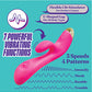 Blush Aria Pleasin' AF Rabbit Vibrator - Fuchsia