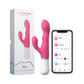Vibrador conejito giratorio Lovense Nora - Rosa