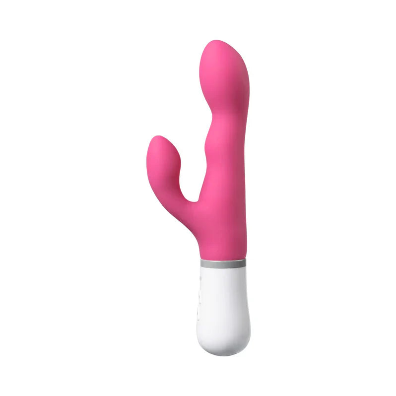 Vibrador conejito giratorio Lovense Nora - Rosa