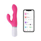 Vibrador conejito giratorio Lovense Nora - Rosa