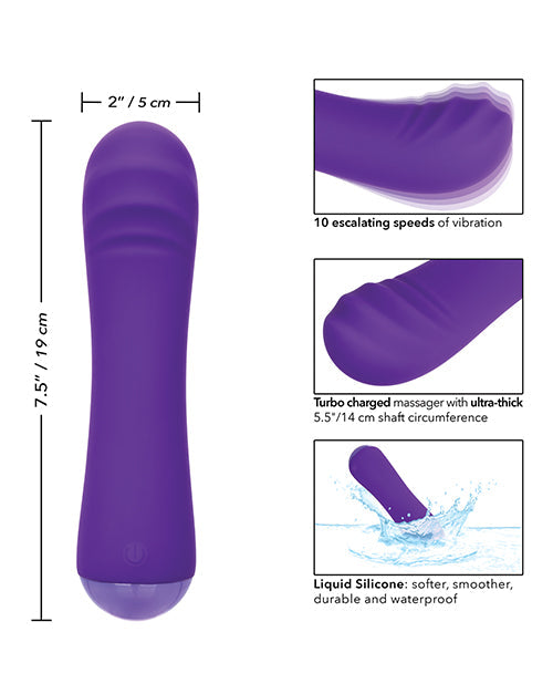 Vibrador de punto G "Thicc Chubby Buddy" - Morado
