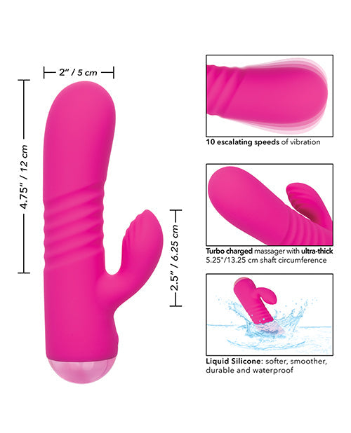 Vibrador Punto G "Thicc Chubby Honey" - Rosa