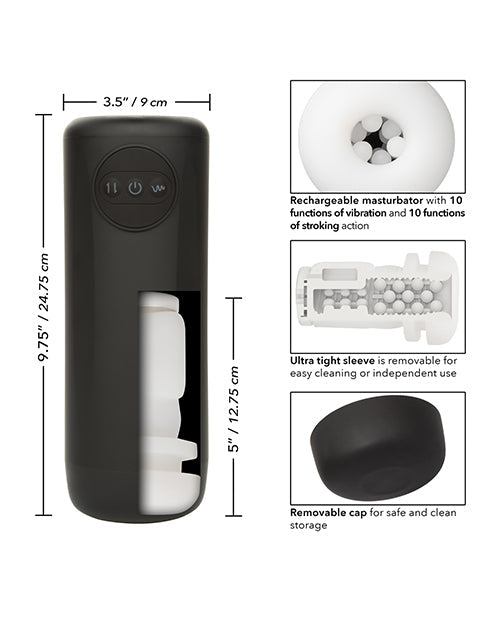 Vibrador y Masturbador de Empuje de Potencia Óptima