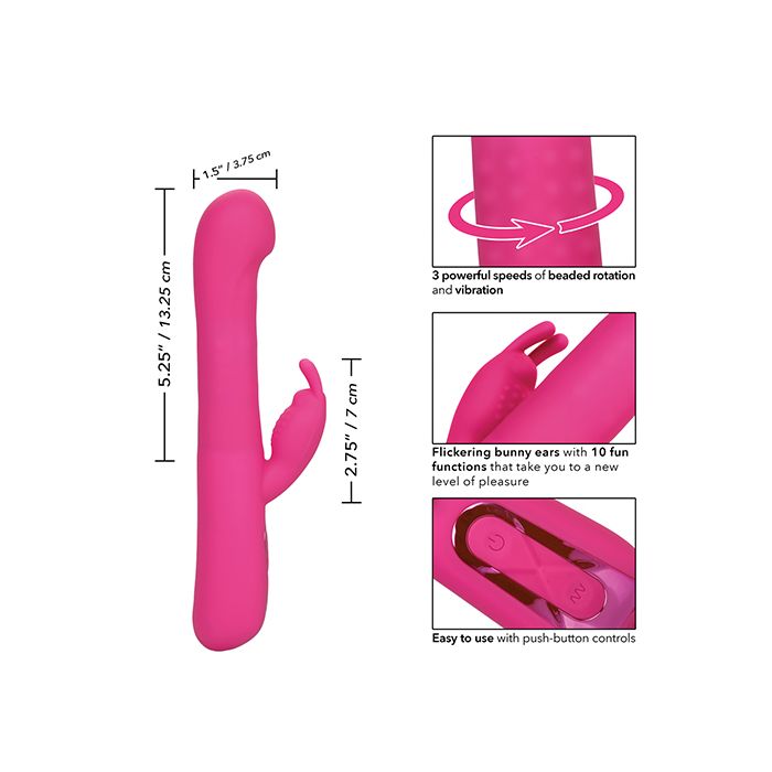 Jack Rabbit Elite Beaded G Rabbit - Rosa