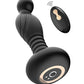 Plug vibrador remoto Ass-sation para el punto P - Negro