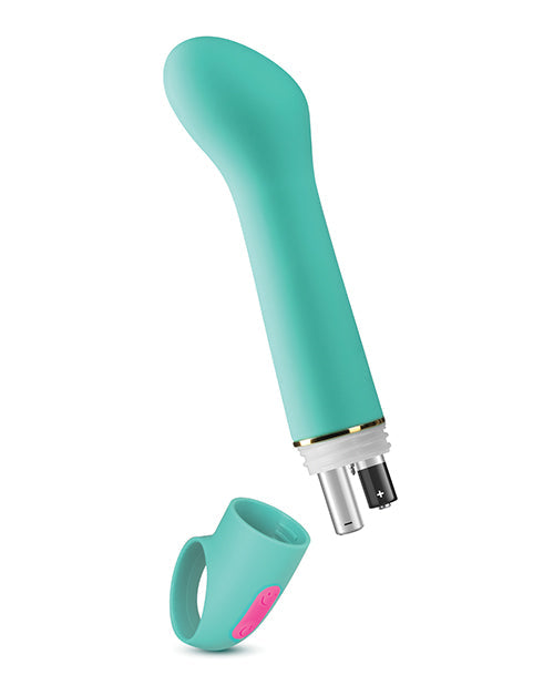 Vibromasseur point G Blush Aria Flirty AF - Bleu sarcelle