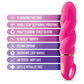 Vibrador de punto G Blush Aria Amazing AF - Fucsia