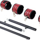 CrimsonCroc Red Crocodile Spreader Bar with Cuffs