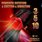 TitanFlow Stroker Masculino 4 en 1 con Bomba de Entrenamiento de 10 Modos