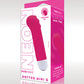 Vibromasseur pointillé G Bodywand Neon Mini - Rose fluo