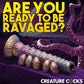 Criatura Pene Profundo Invasor Tentáculo Ovipositor Dildo