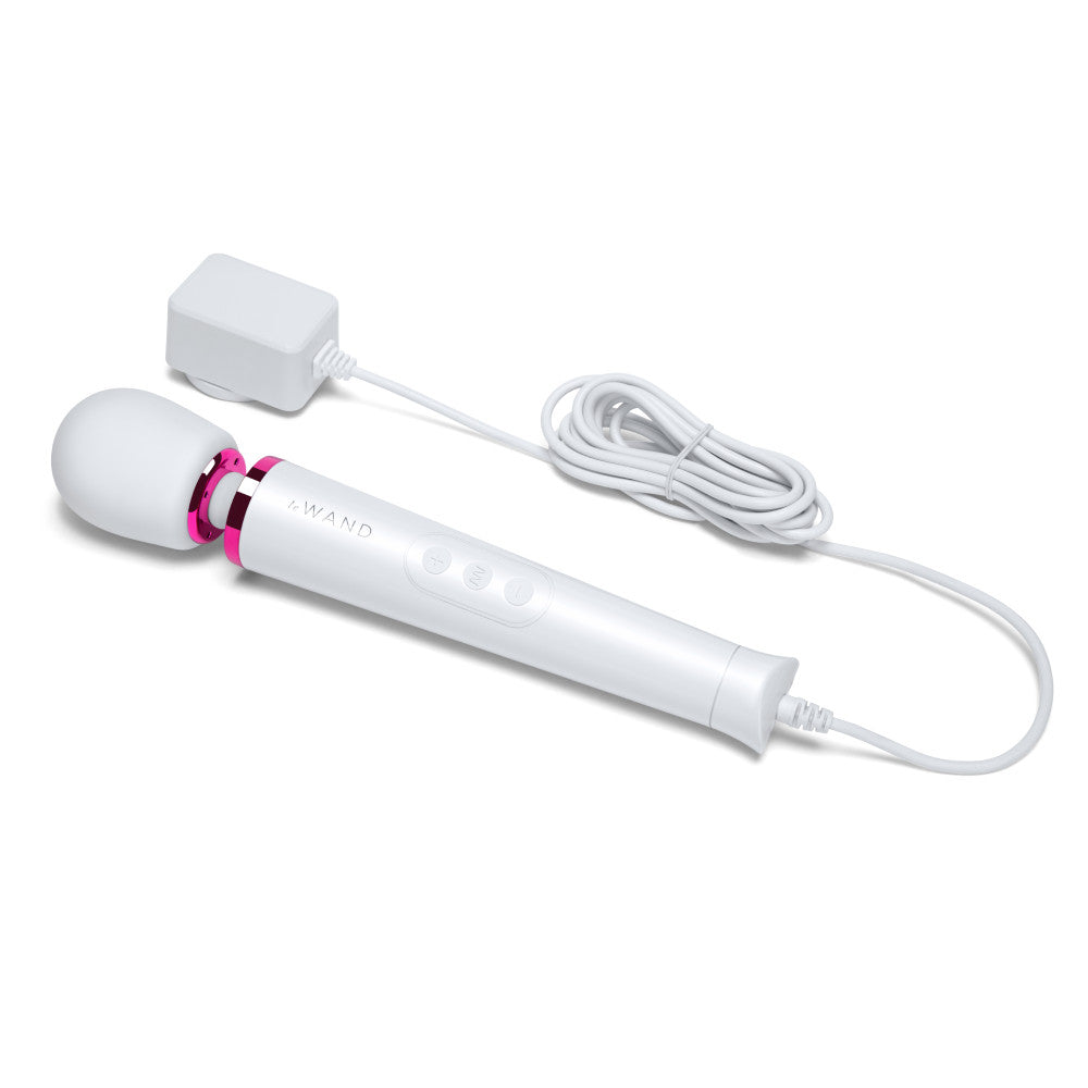 Vibrador de varita enchufable potente y pequeño Le Wand - Blanco