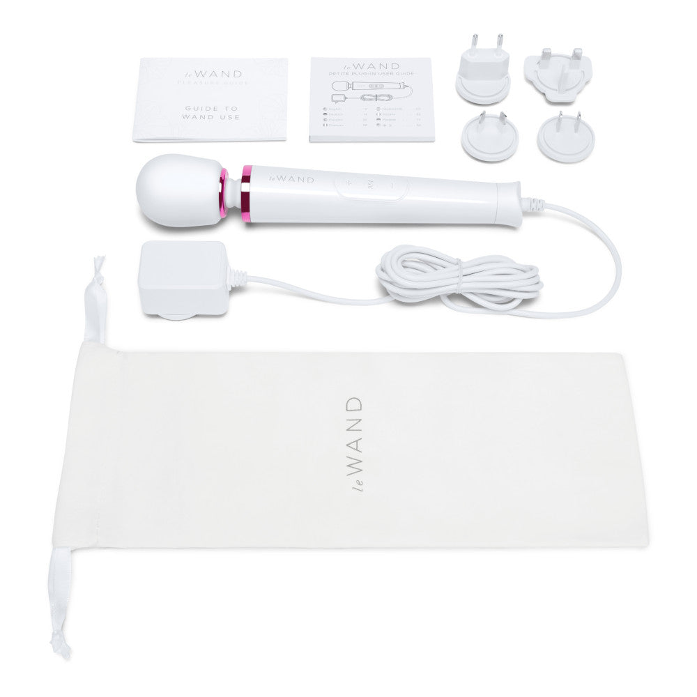 Vibrador de varita enchufable potente y pequeño Le Wand - Blanco