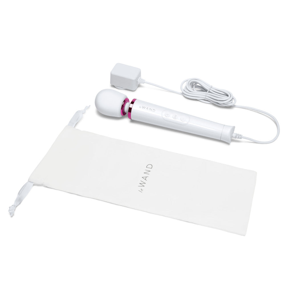 Vibrador de varita enchufable potente y pequeño Le Wand - Blanco