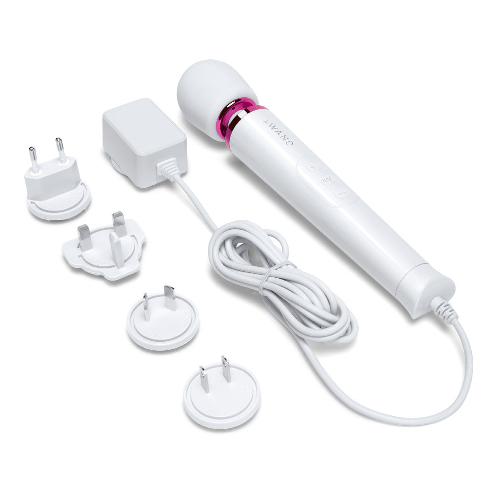 Vibrador de varita enchufable potente y pequeño Le Wand - Blanco
