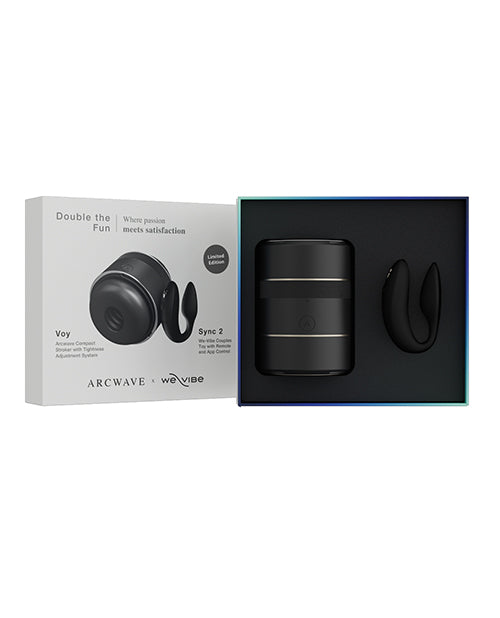 Arcwave x We-Vibe El doble de diversión Voy + Sync 2 Negro