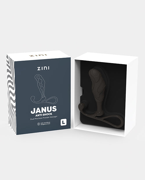 Zini Janus Anti Shock Prostate Massager - Large Black