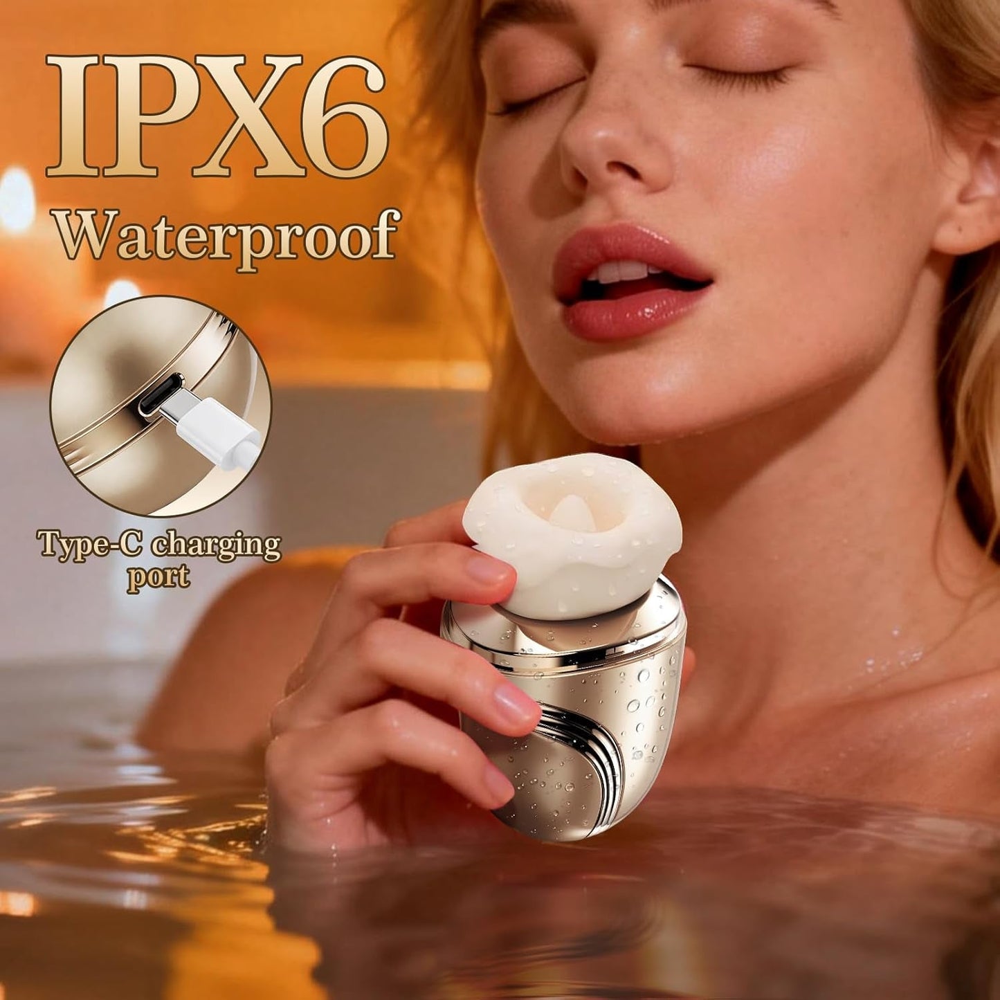 RoseHeat Rose App Control Clit Sucking Vibrator 5-in-1