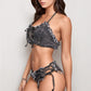 Denim Bra and Panty Set