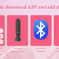 Vibrador bala NoirSync App Control 9 modos impermeable silencioso