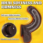EbonyTitanX 10” Ebony Realistic Dildo Dual Density Suction Cup