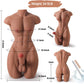 CoreDrive Male Sex Doll Torso 8in Dildo Flexible