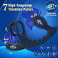 Anillo para el pene/masajeador de próstata PulseCoreX, 7 modos, control remoto, resistente al agua