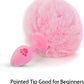 BlushBunny Tapón Anal de Silicona con Cola de Conejo Rosa