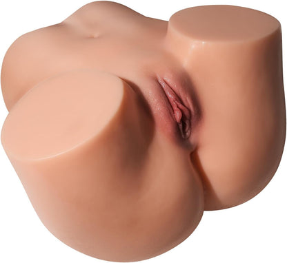Torso de Muñeca Sexual Realista TitanGrip 35LB | Doble Canal Profundo