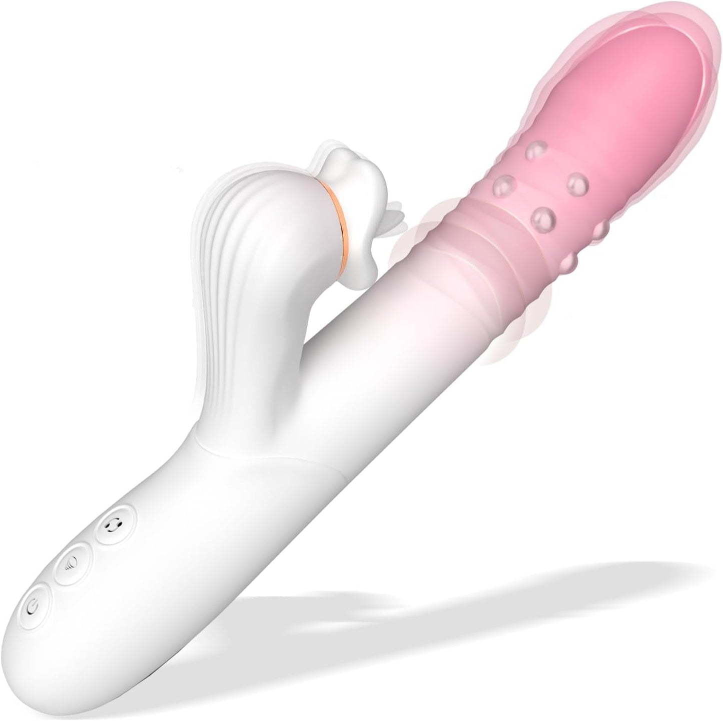 OrvexaBead Vibrador de Bolas de Empuje y Lamer 3 en 1 para Punto G